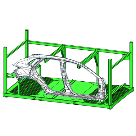 冲压件侧围料架 冲压件侧围料架